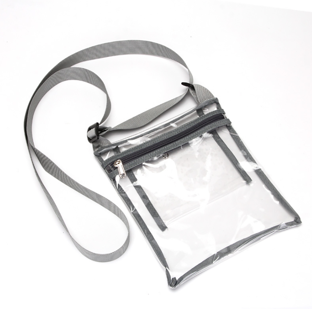 AUPET Clear Crossbody Purse Bag - NFL,NCAA & PGA Stadium Approved Clear Shoulder Tote Bag with Inner Pocket for Work, Sports