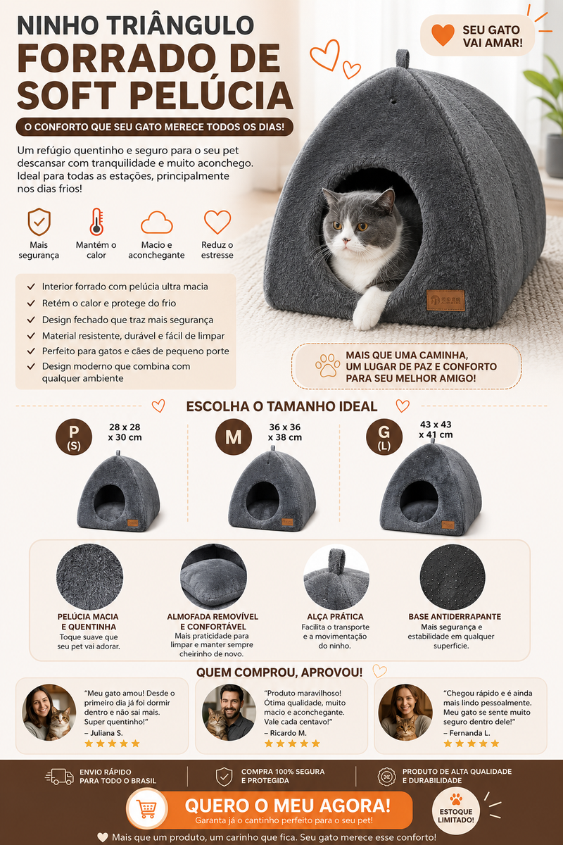 Barraquinha para gatos