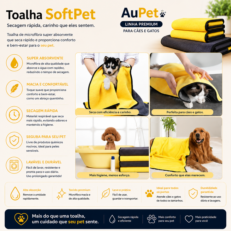 Toalha softpet